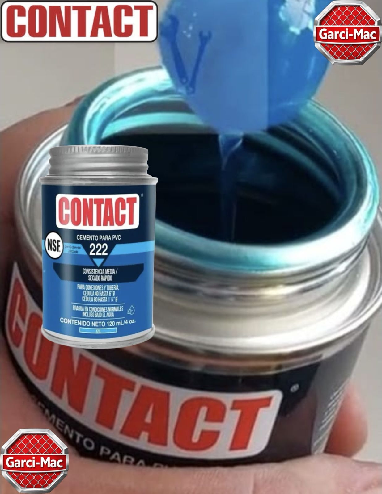PEGAMENTO PVC CONTACT LATA 120 ML