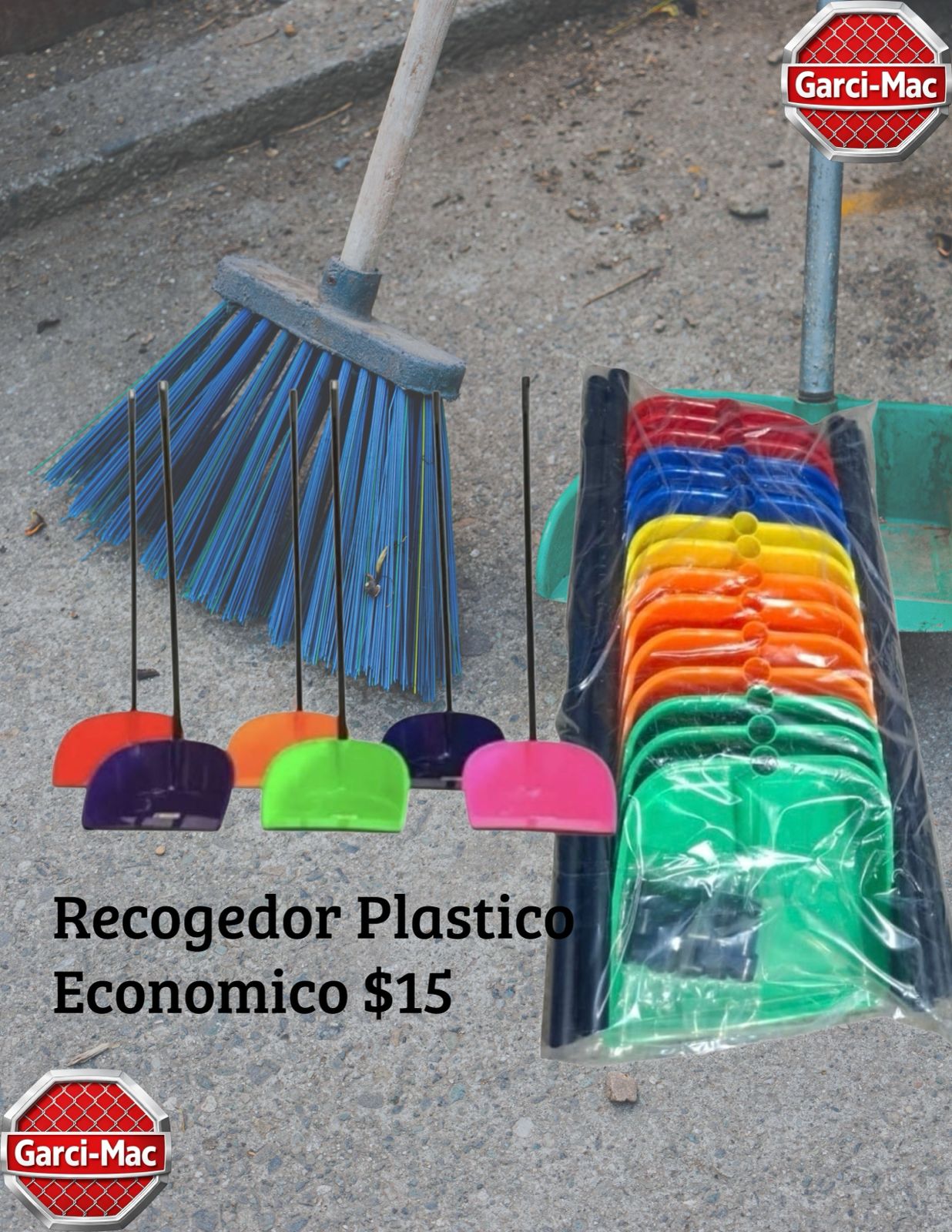 RECOGEDOR DE PLASTICO ECO